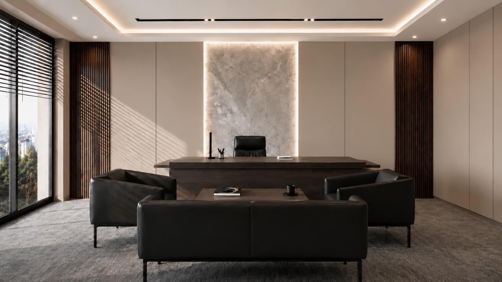HMF Group Esenyurt ofis iç mimari tasarım görünümü 6.